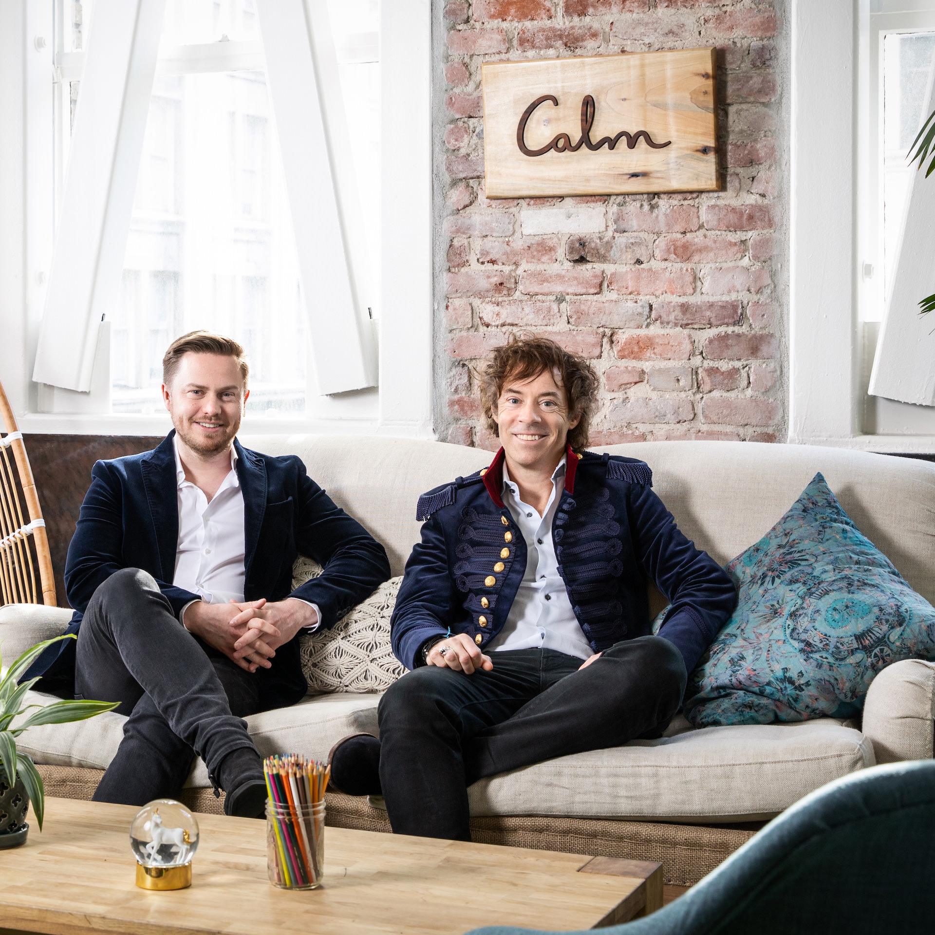 Calm's founders Alex & Michael